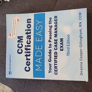 CCM Certification Exam Made Easy Deanma Cooper Gillingham 3rd edition EUC Book